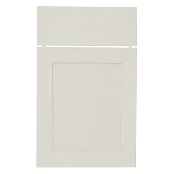 Bridgeport Recessed Panel Doors in Bright White and Charcoal Opaque Image