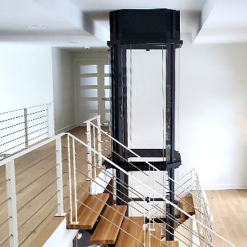Savaria Vuelift Octagonal Residential Elevator Image